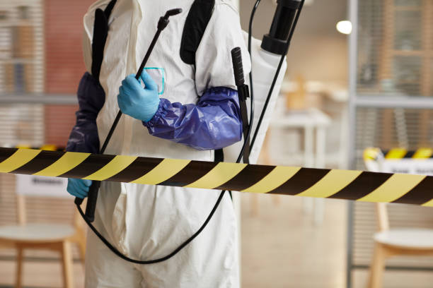 Professional Blood Cleanup technician working in Oldham, SD